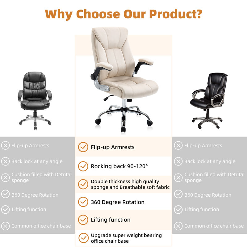 Inbox Zero Executive Chair & Reviews Wayfair
